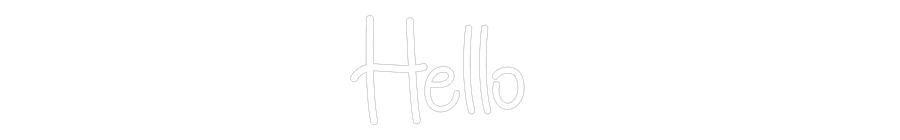 Custom Neon: Hello