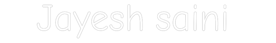 Custom Neon: Jayesh saini