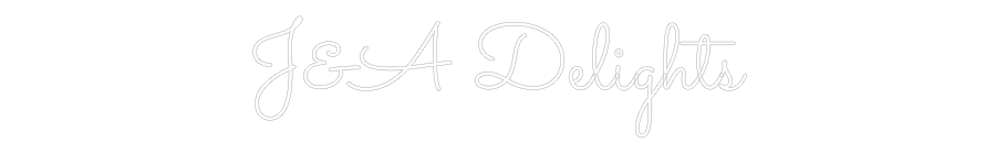 Custom Neon: J&A Delights