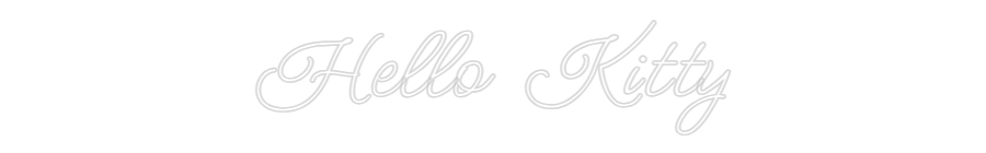 Custom Neon: Hello Kitty