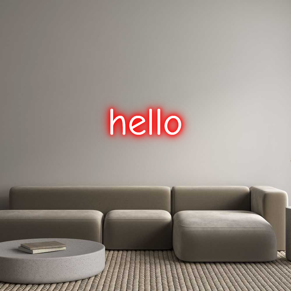 Custom Neon: hello