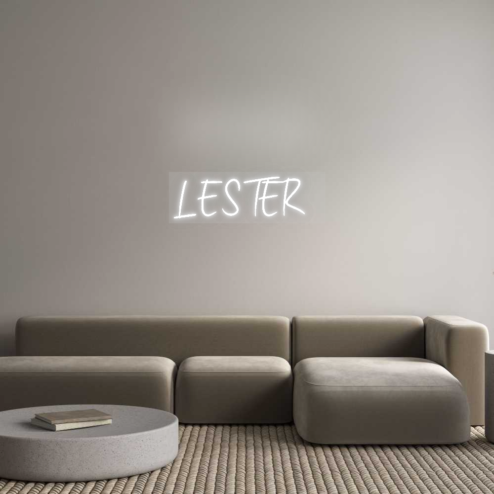 Custom Neon: LESTER