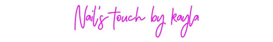 Custom Neon: Nail's touch ...