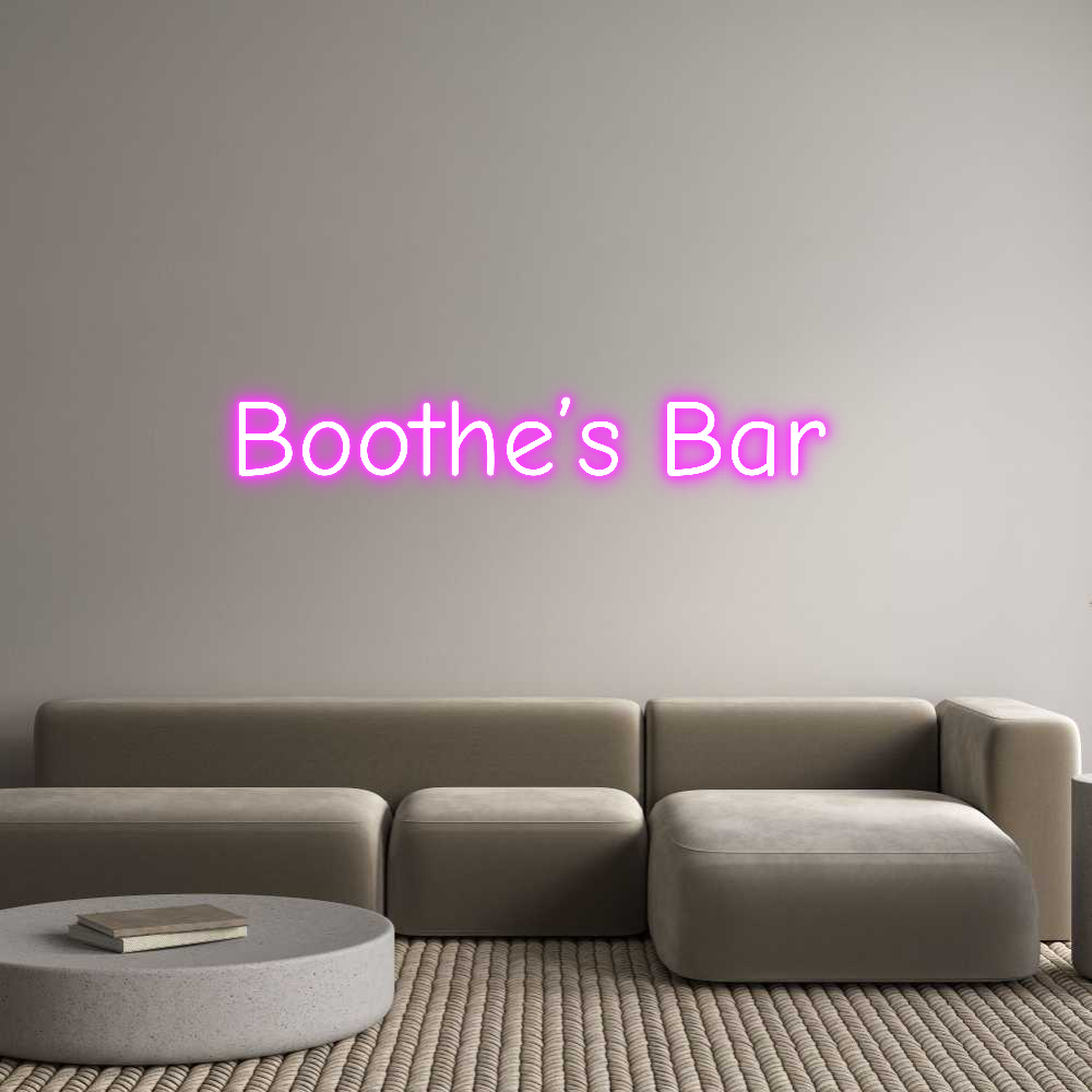 Custom Neon: Boothe’s Bar