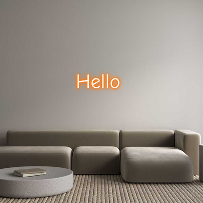 Custom Neon: Hello