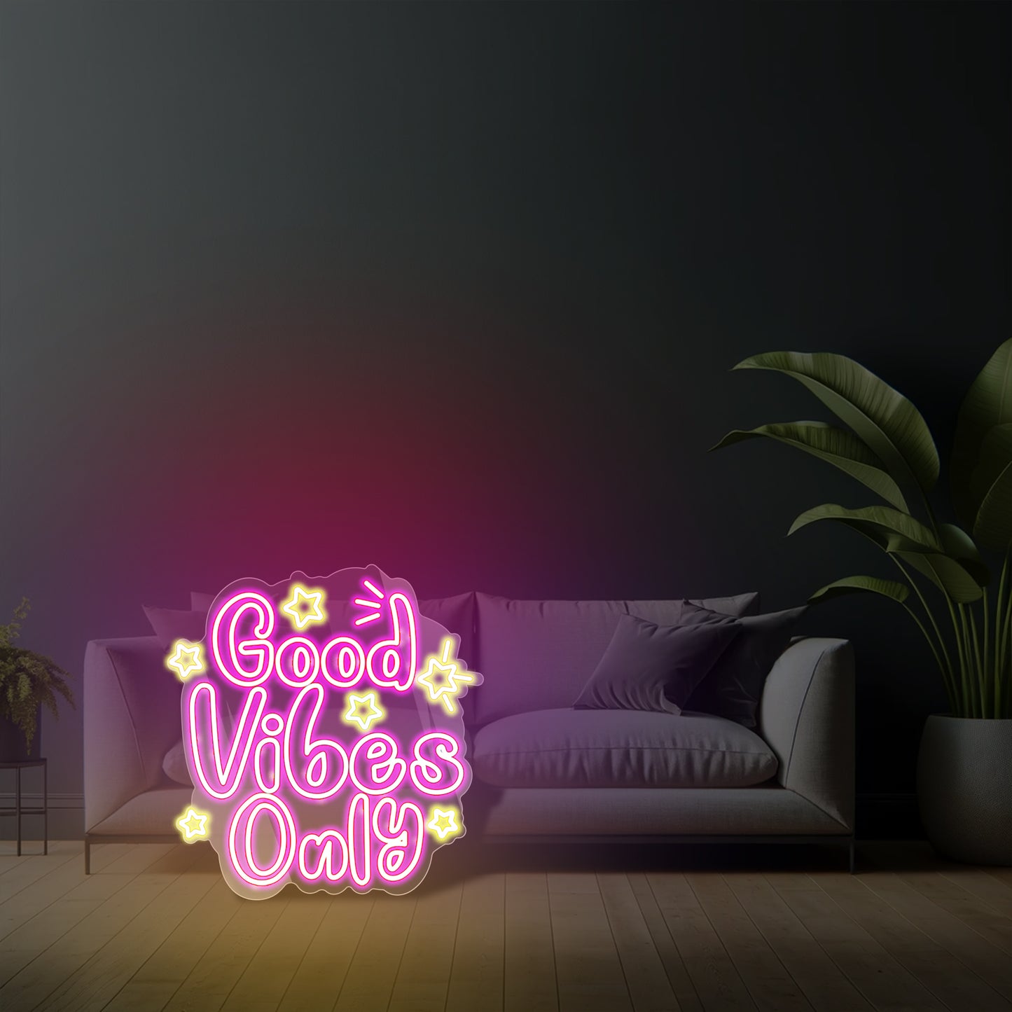 Good Vibes Only Neon Sign