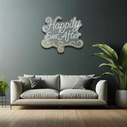 Happily Ever After Neon Sign