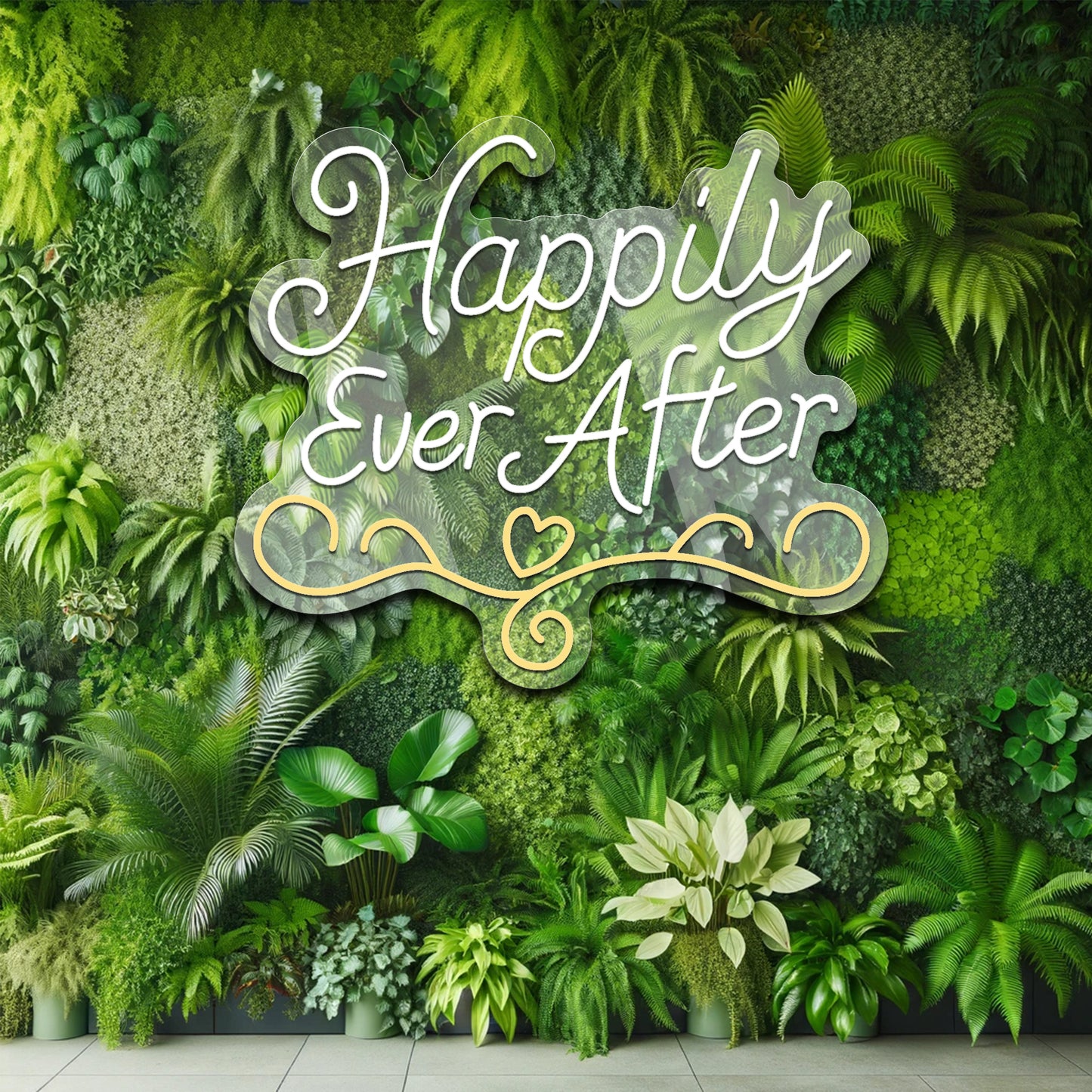 Happily Ever After Neon Sign