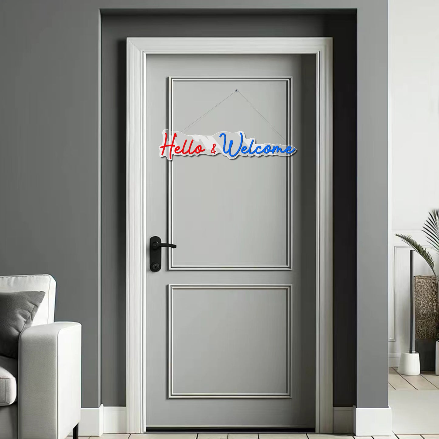 Hello & Welcome Neon Sign