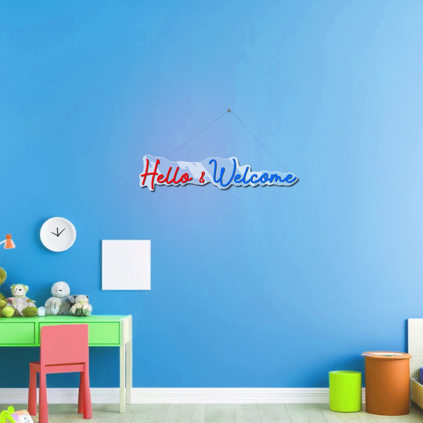 Hello & Welcome Neon Sign