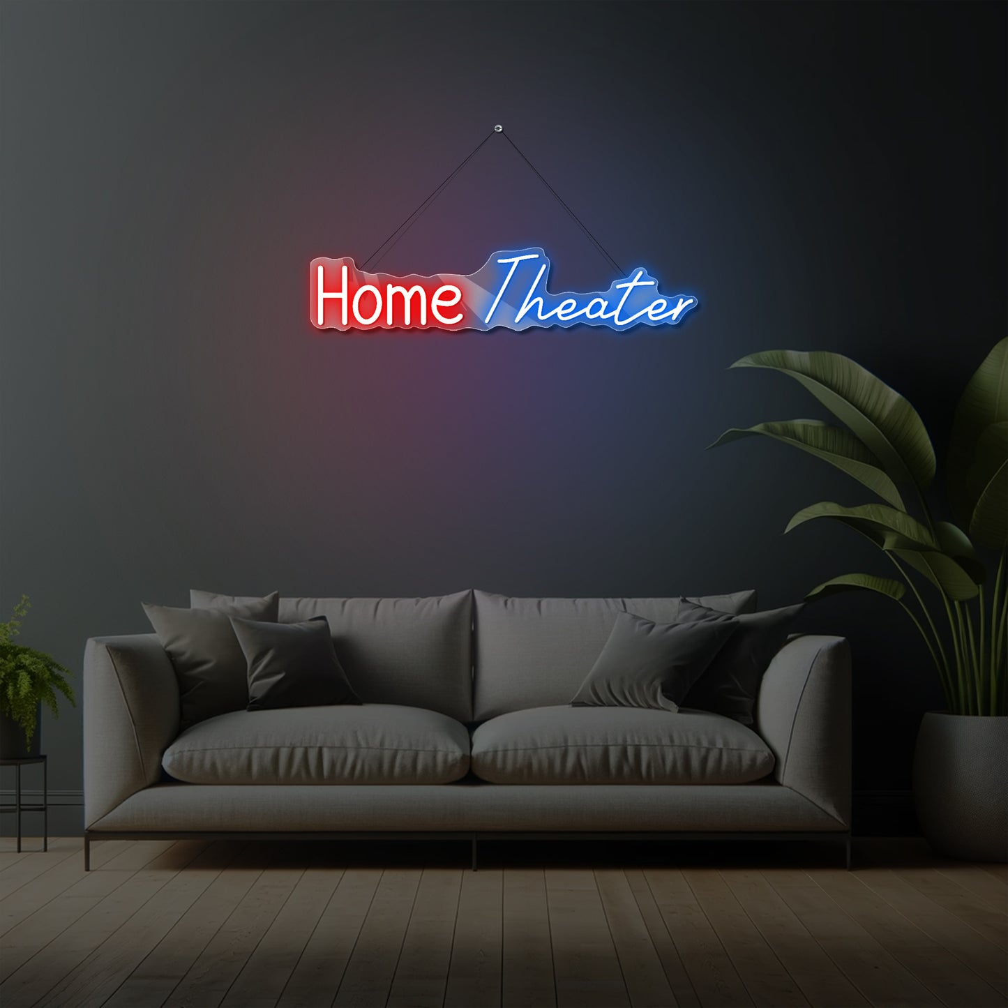 Home Theater Neon Sign