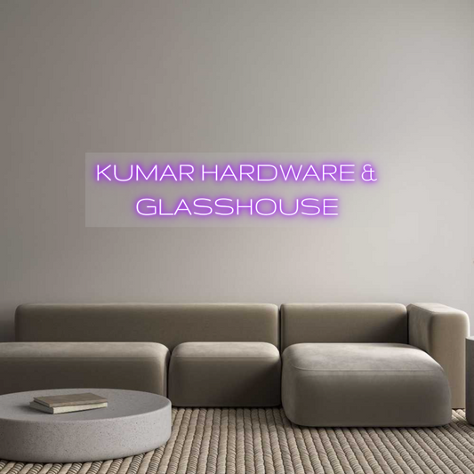 Custom Neon: KUMAR HARDWAR...