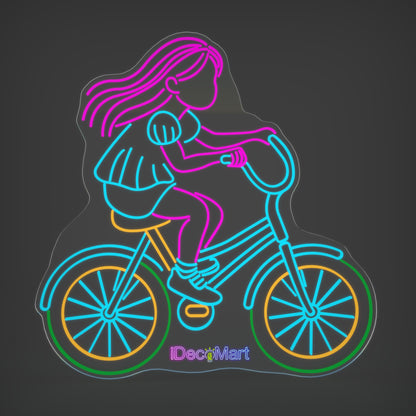 Riding Bicycle Neon Sign