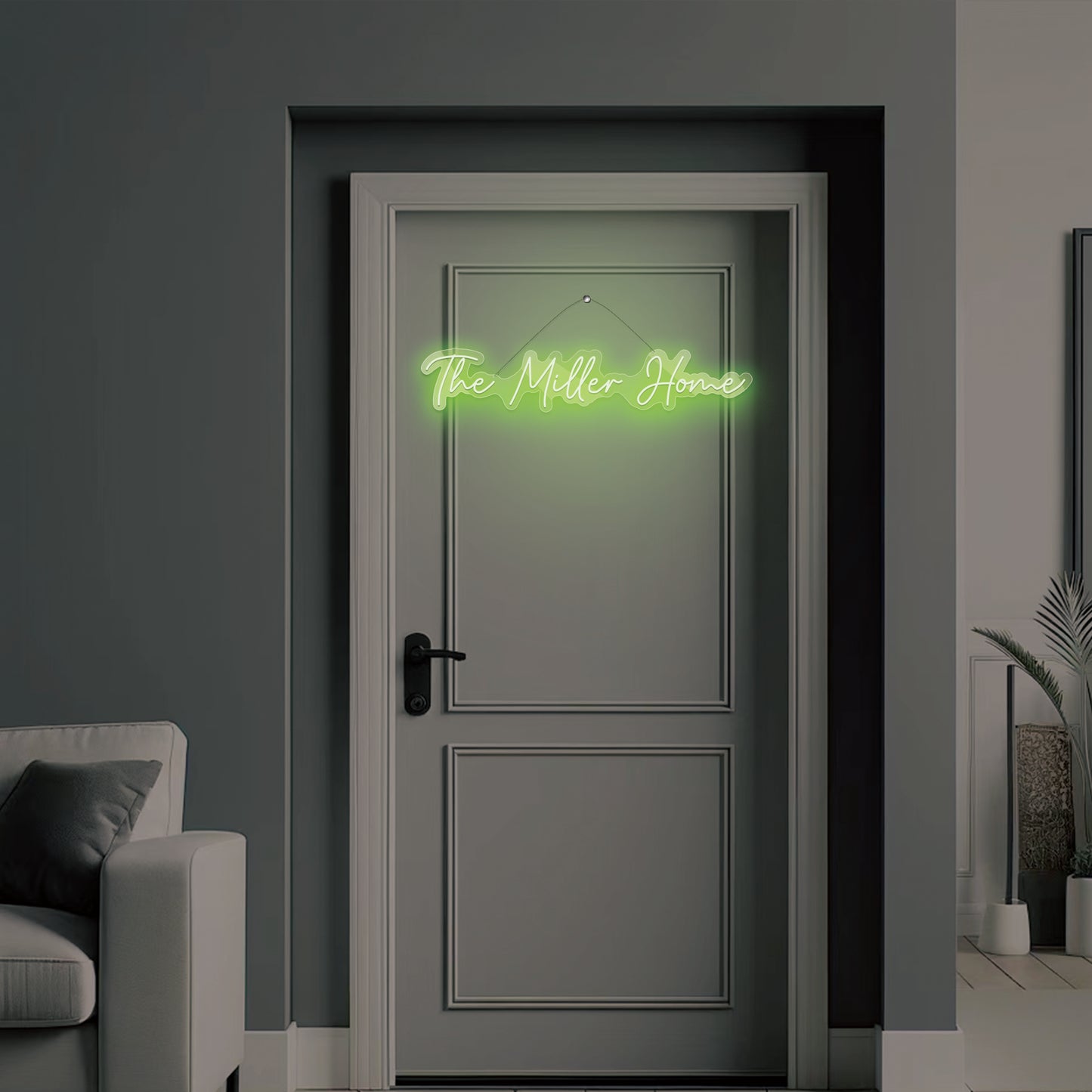 The Miller Home Neon Sign