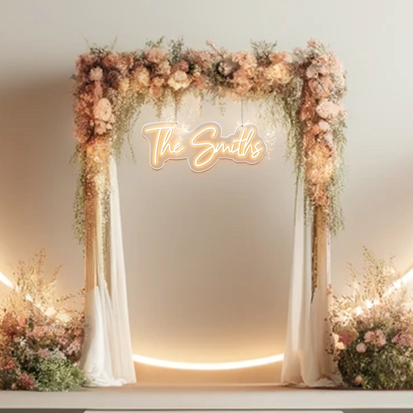 The Smiths Wedding Neon Sign – Illuminate Your Special Day