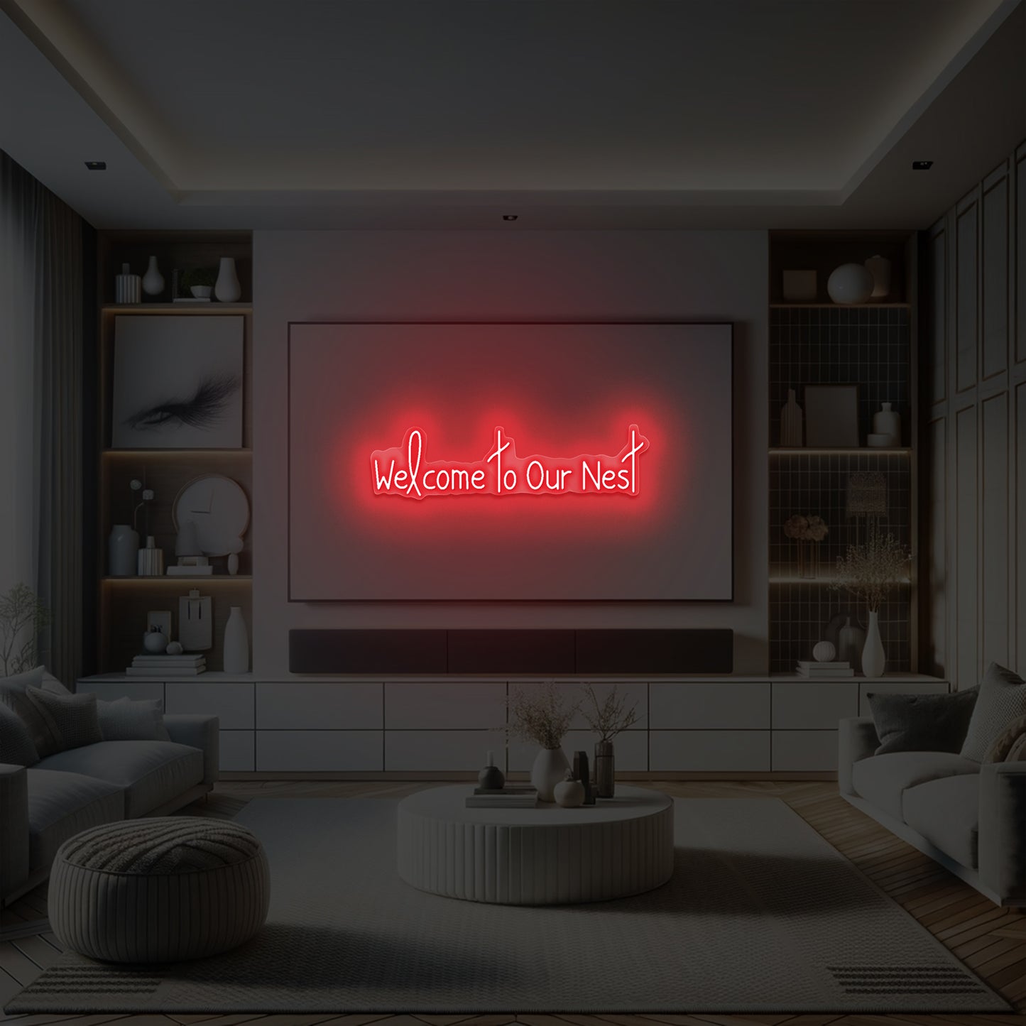 Welcome to Our Nest Neon Sign